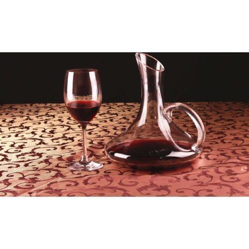 1PC Glass Decanter Wine Whiskey Bottle Carafe Water Bottle Jug Dispenser Container with Hand Home Barware JS 1101
