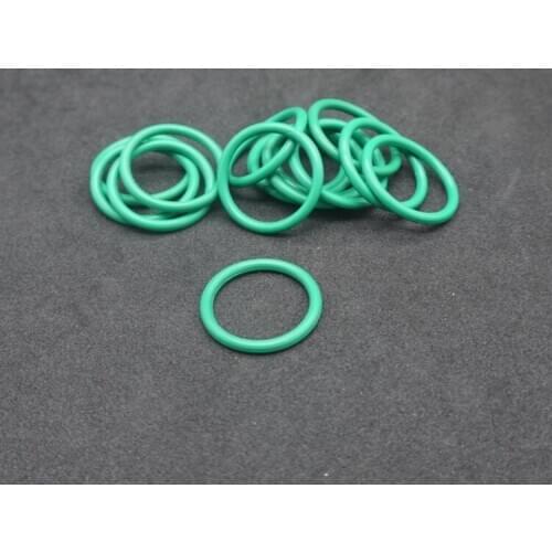 10pcs CS 2.4mm OD 32~60mm Green FKM Fluorine Rubber O Ring Sealing Gasket Insulation Oil High Temperature Resistance Green