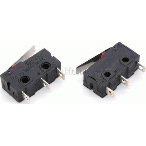 100Pcs Mouse Switch KW11-3Z-2 3PIN 5A 250VAC Mini Micro Switch