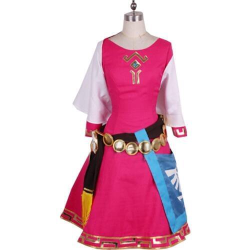 2019 The Legend of Zelda Skyward Sword Zelda Women Cosplay Dress/Princess Zelda Costume Christmas Adult Kids Costumes Custom