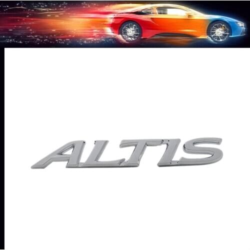 3D ALTIS car Hood Fender trunk Rear Bonnet Nameplate Decal Emblem Badge Sticker for COROLLA ALTIS