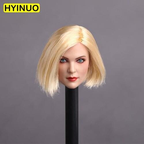 4 Colors 1/6 Scale Sexy Beauty Head Sculpt Female Woman Lady Carving Version Model Beauty Head play for 12" Action Figure Body
