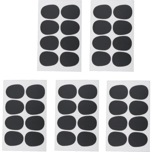 40 Pieces Saxophone Mouthpiece Pad Rubber Cushions for Saxophone Accessory