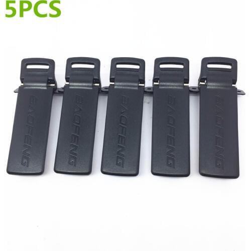 5PCS Walkie Talkie Rear Clip For Baofeng UV5R 5RA 5RE 5RC F8 F8HP Walkie-Talkie Backclamp