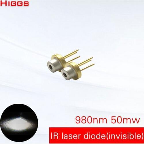 Absolutely invisible 980nm 50mw infrared laser diode IR light Projection Shooting Game Light Source TO18 diameter 5.6mm PD pin