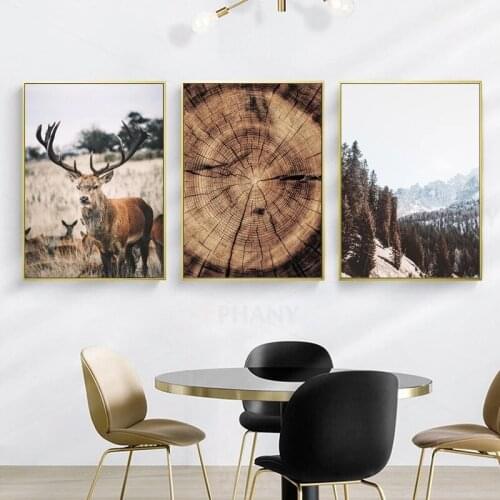 Abstract Wall Art Beautiful Landscape Animals Paintings Nordic Canvas Posters and Prints Living Room Bedroom Corridor Decoration