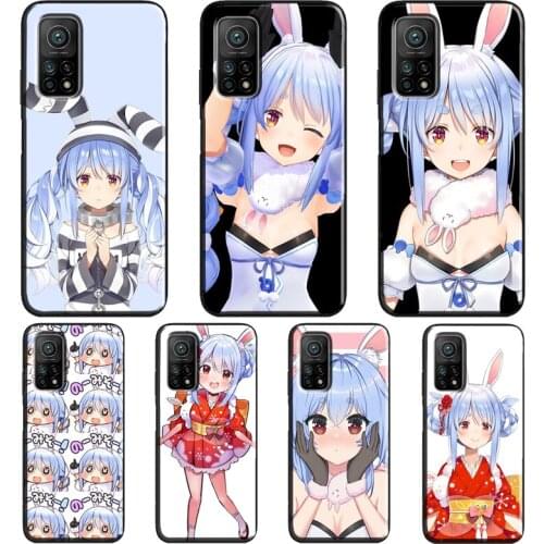 Usada Pekora Hololive Anime For Xiaomi Mi 10T 9T Pro 9 10 Lite Mi 11 Lite Ultra Case For POCO X3 Pro M3 F1 F2 F3 Cover