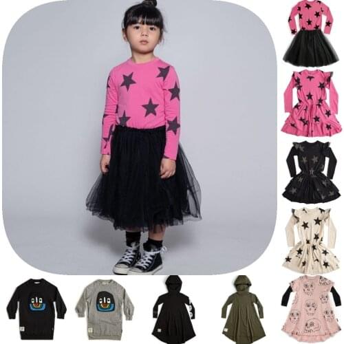 Ins hot 2021nununu new childrens dress