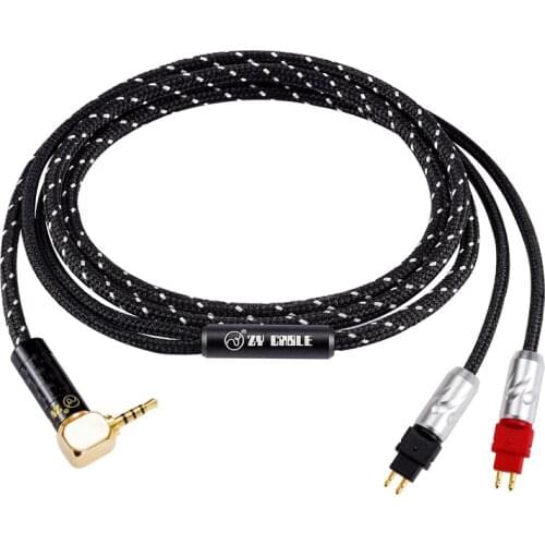 Fanmusic ZY Cable ZY-243 2.5mm Balanced Four-core twisted pair single crystal copper headset upgrade cable for HD600 HD650 HD660