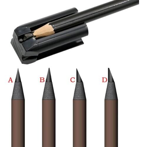 4IN1 Eyebrow Pencil Sharpening Tools Permanent Makeup Tattoo Supplies Accessories for Waterproof Eyebrow Pencil Sharpen tip thin