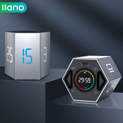 LLANO USB kitchen Gadget Timer LED Digital Kitchen Cooking Shower Study Stopwatch Alarm Clock Electronic Cooking Countdown Timer