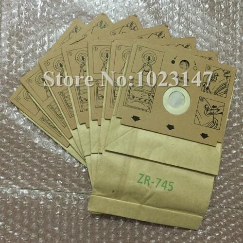 7 pieces/lot Vacuum Cleaner Bags Dust Paper Bag for Rowenta ZR745,RS007,Dymbo,RCF122 etc