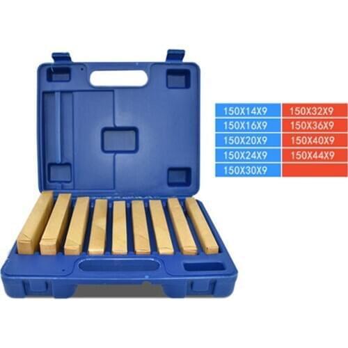 Block Set High Quality 150x9 mm 18pcs Precision Parallel Set, Parallelism: 0.01mm, Parallel Block Gauge Set