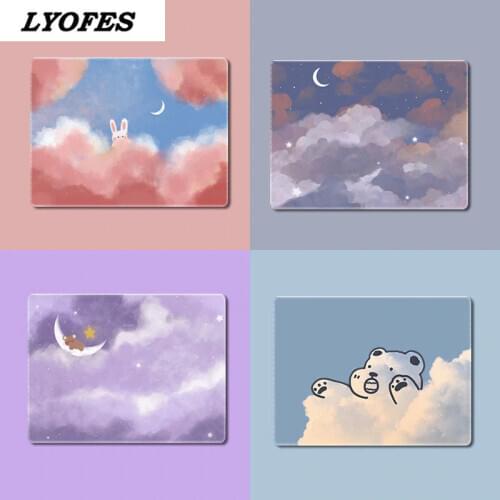 Laptop Mouse Mat Cute Mouse Pad Gaming Desk Mats Mouse Pad Writing Desk Mat for Mouse Mice Kawaii Office Accessories 22x18cm