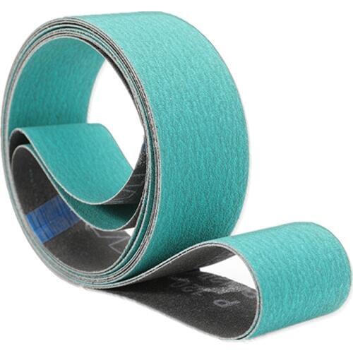 New 4pcs 2100*50mm 577F Zirconia Abrasive Sanding Belts Knife Sharpener Tool 40# 60# 80# 120# Assorted