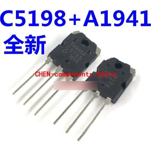 A pair C5198 A1941 2SA1941 2SC5198 TO-3PL Audio fever Amplifier tube