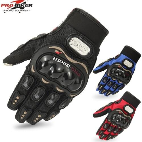 PRO-BIKER Motorcycle Gloves Men Motocross Gloves Full Finger Riding Motorbike Moto Gloves Motocross Guantes Gloves M-XXL