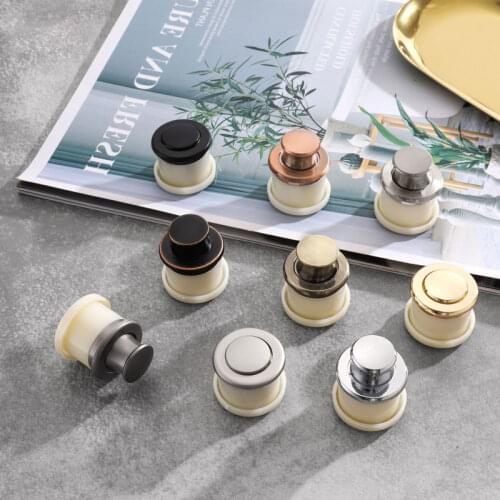 Dresser Zinc Alloy Dark Handle Nordic Spring Stainless Steel Knob Furniture Kitchen Cabinet Pull Drawer Handle Hardware