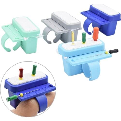 Dental Root Canal Treatment Endo Files Finger Ruler Dental Endodontic Ring Cleaner