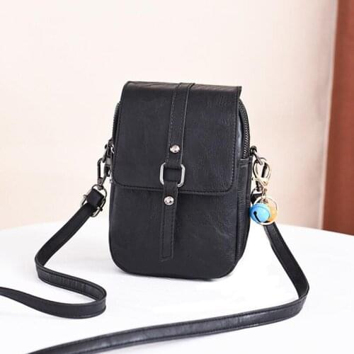 Women Messenger Bags Small PU Leather Female Shoulder Bags For Girl Mini Purse And Phone Pocket Crossbody Bag 2021