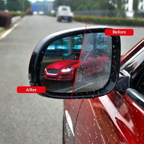 2PCS Car Waterproof Anti Fog Film Rearview Mirror Film Sticker Window Clear Sticker For Jaguar XE 2015-Present Car Accessory