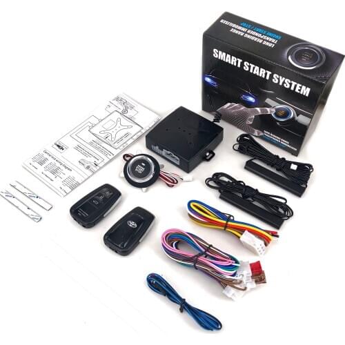 Auto car One start stop engine system with remote control Car PKE keyless entry start system open trunk for 12V SUV CHADWICK X7