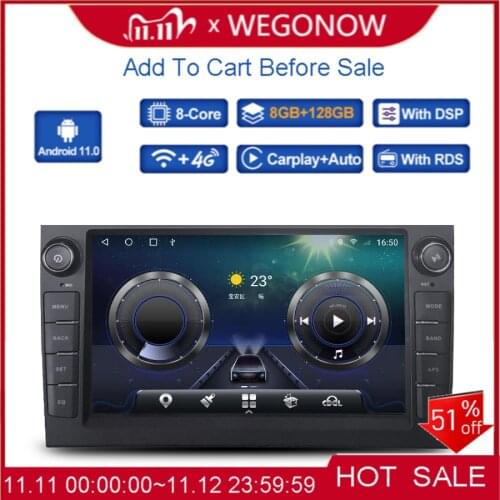 Carplay 8" DSP IPS Android 10.0 6GB +128GB Car DVD Player GPS WIFI Bluetooth RDS Radio For AUDI A4 SEAT EXEO S4 RS4 8E 2009-2012