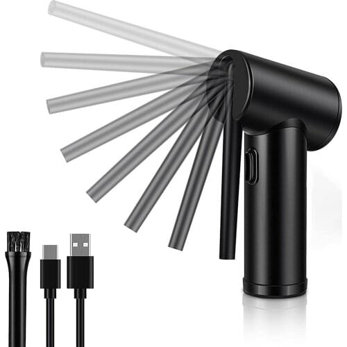 Electric Cordless Air Duster Portable Air Blower for Computer Keyboard Cleaning,Alternative to Compressed Air Can Gas