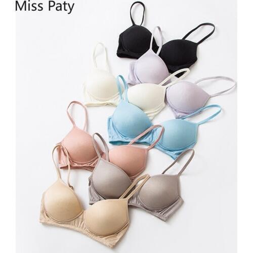 High quality comfortable 100% silk soft cup bras wire free seamless big size push up for women brassiere breathable plus size