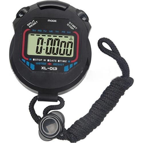 Life Waterproof Digital LCD Stopwatch Chronograph Timer Counter Sports Alarm Erkek Kol Saat Sewing Knitting Ring Finger Counter
