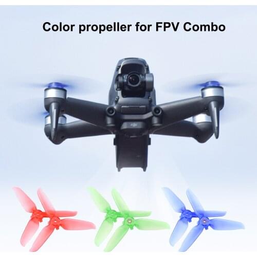 Color Propeller for DJI FPV Combo Quick Release Props Paddle Blade Replacement Wing Fan Spare Part for DJI FPV Drone Accessory