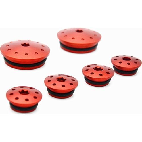 For Ducati Scrambler Aluminum Frame Hole Caps Swingarm Plugs Kit 6pcs/set 2015 2016 2017