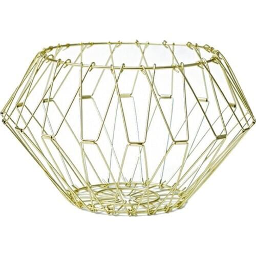 Creative deformation storage fruit basket internet popular multi-functional desktop grocery storage basket living room h