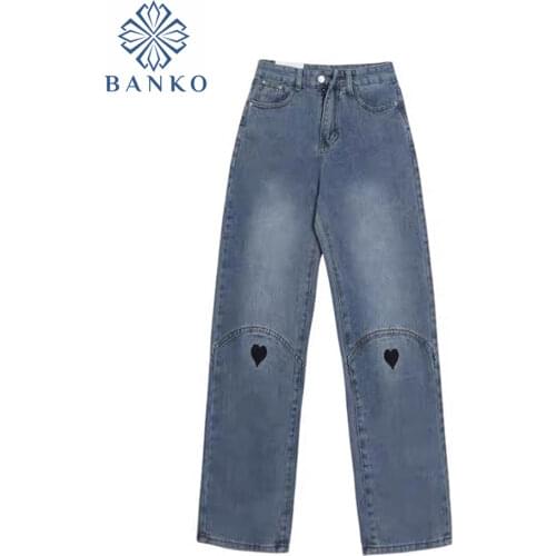 Mina Happiness Women's Jeans With Embroidery