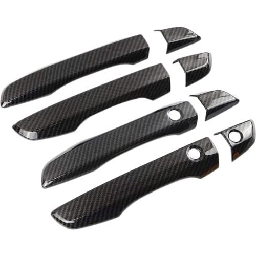 4-Piece Fiber Door Handle Glove Set for Honda Civic 2016-2021 Door Handle Glove Scratch Protection Strip