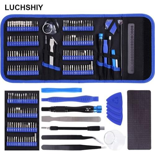 Precision Screwdriver Sets 126/128/160/180 In 1 Screwdriver Kits Magnetic Torx Slotted Screw Bits Repair Phone Laptop Hand Tools
