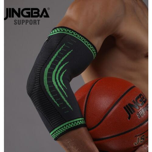 JINGBA SUPPORT 1PCS Nylon Basketball knee Elbow brace support protector +Wristband boxing hand wraps Support+Ankle support
