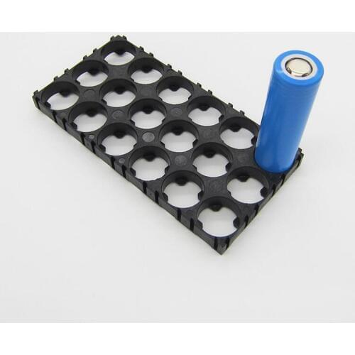 20pcs/lot MasterFire 3*6 Cell 18650 Battery Spacer Radiating Shell Plastic Heat Holder Bracket Batteries Storage Box Brackets