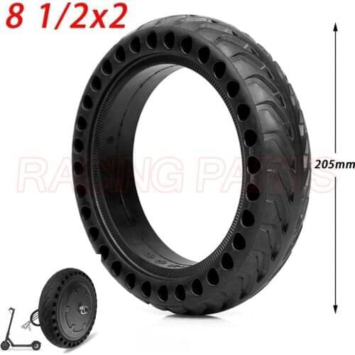 8.5 inch tyre Electric Scooter Honeycomb Shock Absorber Damping black Tyre Durable Rubber Solid Tire For Xiaomi Mijia M365