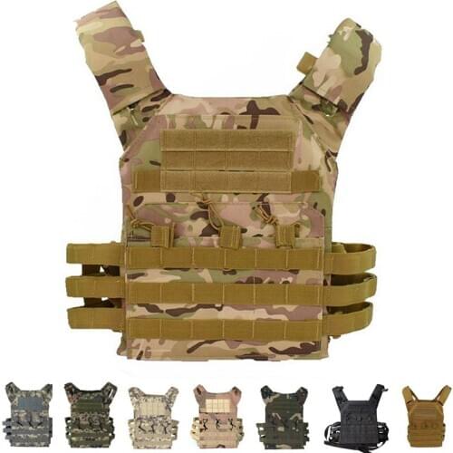 Hunting Tactical Body Armor JPC Molle Vest Outdoor CS War Game Paintball Plate Carrier Airsoft Vest Military Equipment Green