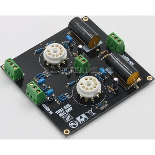 HiFi 6DJ8 6922 6N11 Tube Buffer Preamplifier Board Based on X10-D Vacuum Tube Preamp Circuit