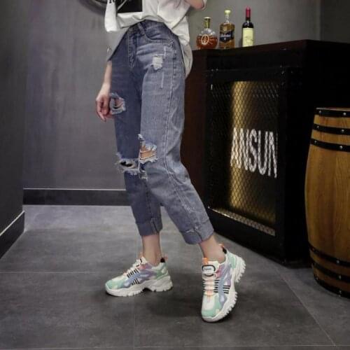 2021 new all-match fashionable high-end color sports womens shoes