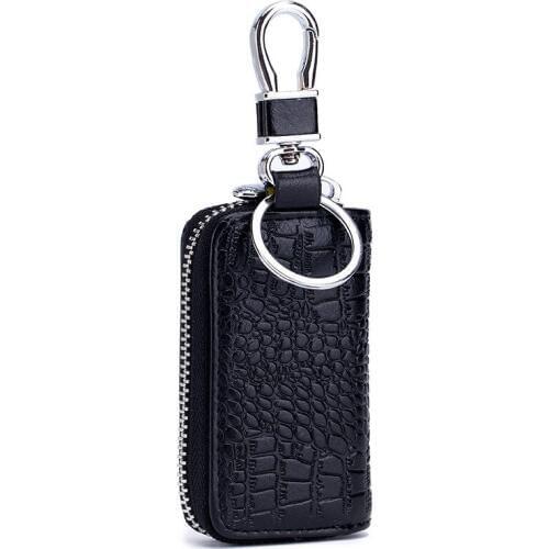 20PCS / LOT High Quality Genuine Leather Crocodile Pattern Smart control Car Key bag