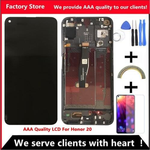 2340*1080 FHD Original LCD For Honor 20 Lcd Display Screen For Nova 5T Screen LCD Display Assembly YAL-L01 YAL-L21 YAL-AL00