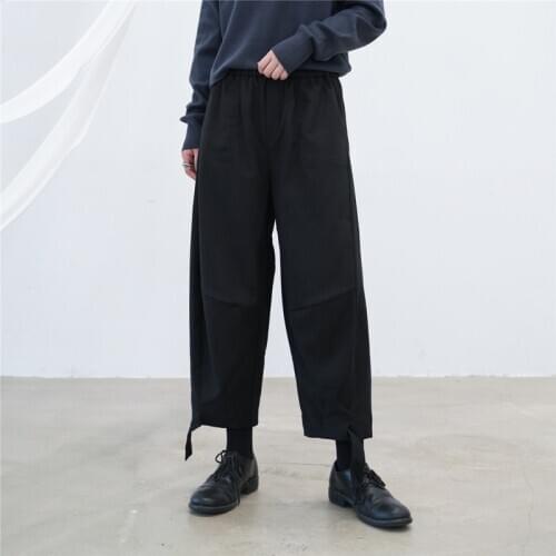 27-44 2020 Men Womens clothing GD Hair Stylist fashion street high waist loose nine points Pants plus size Costumes