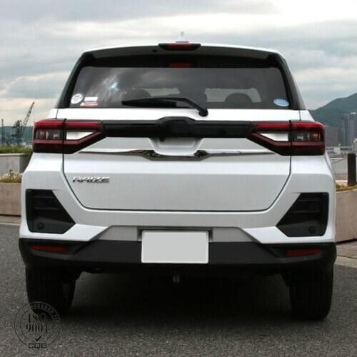 Accessories For Toyota Raize 2020 2021 Rear Gate Door Trunk Lid Cover Garnish Trim ABS Chrome