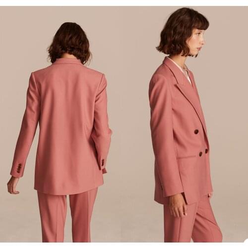 England Style Streetwear Women Suit Peaked Laple Costom Made Smart Casual Lady Blazer Pants For Office Party Young Girl 2 Pieces