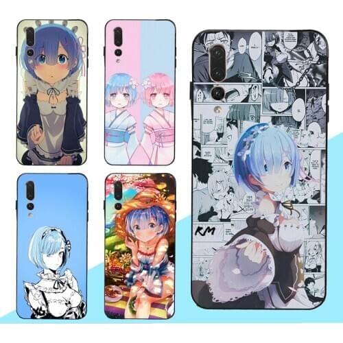 Anime Zero Rem Collage Case for Huawei Honor 8X 9X 7A Pro 7C 10i 9 10 20 Lite 8A 8C 8S Y6 Y9 Y7 2019 Nova 5T