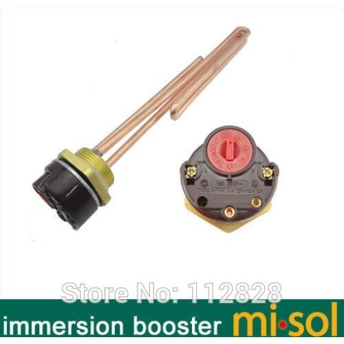 1500W 220V 1.25" (BSP, DN32) Electrical immersion element booster, with thermostat, Immersion Booster