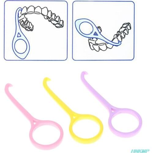 Dental Removal Tool Plastic Hook Nice Orthodontic Aligner Remove Invisible Removable Braces Clear Aligner Oral Care 1PCS